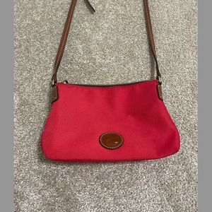 Dooney and Burke Crossbody Bag (Red)